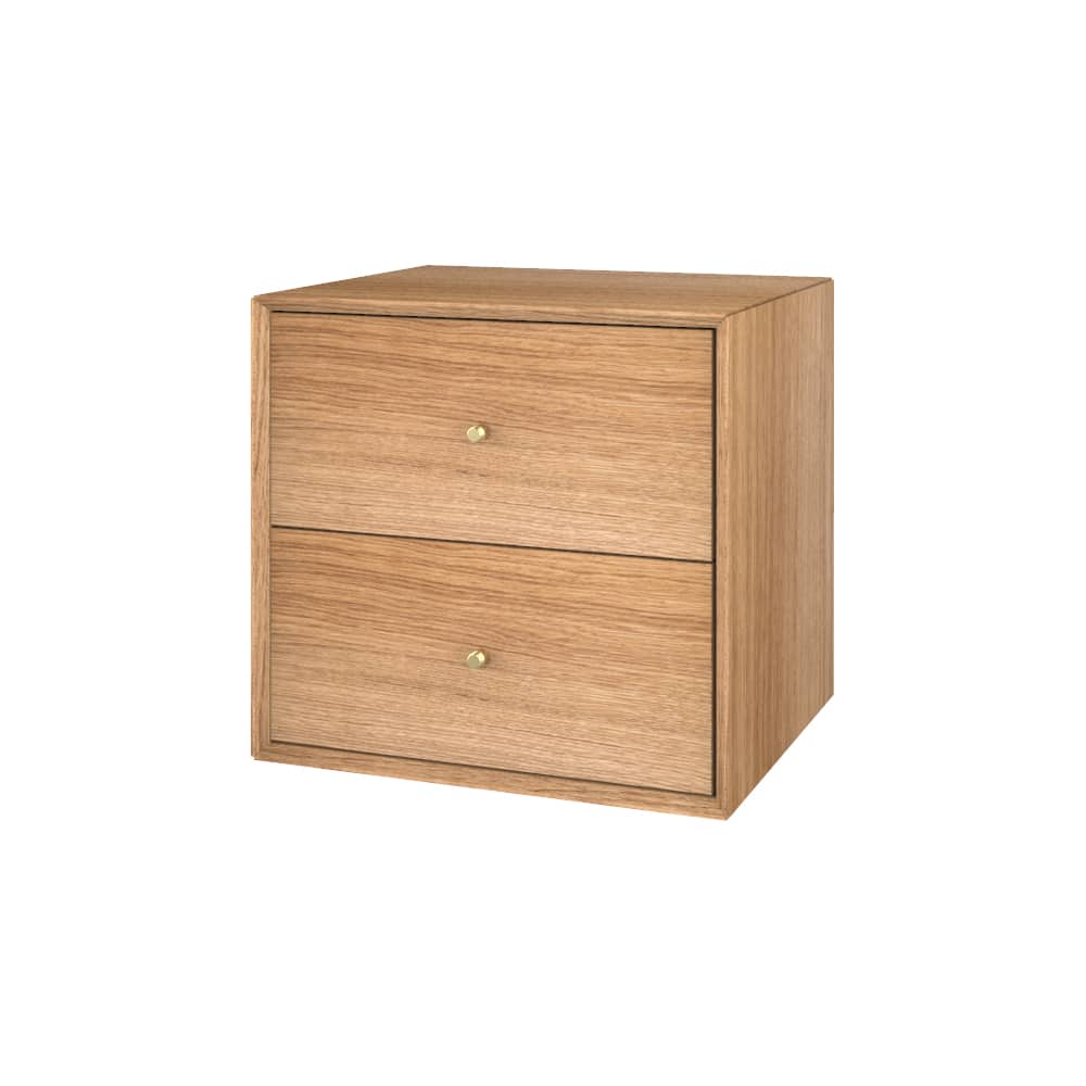 The Wood Box 3739 Sengebord, m. 2 skuffer