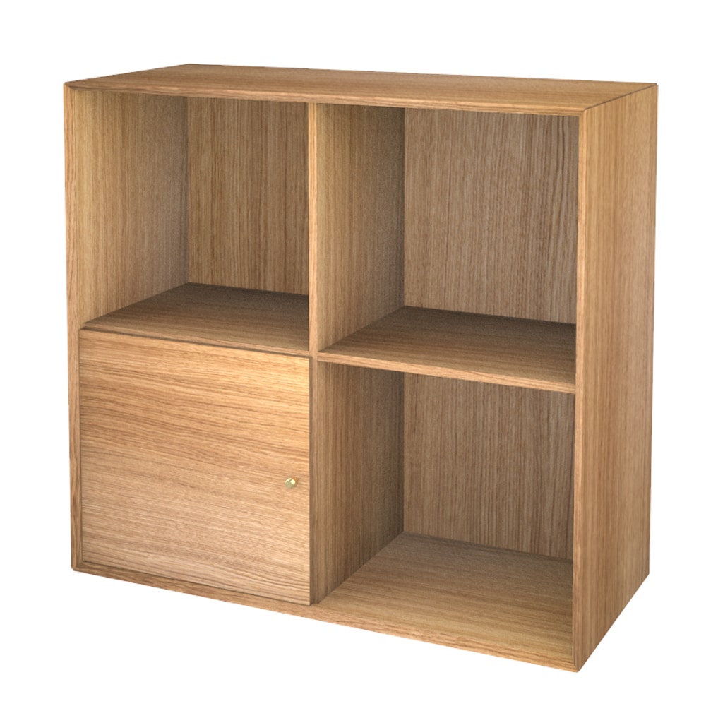 The Wood Box 7176 Reol, m. 1 dør nederst til venstre