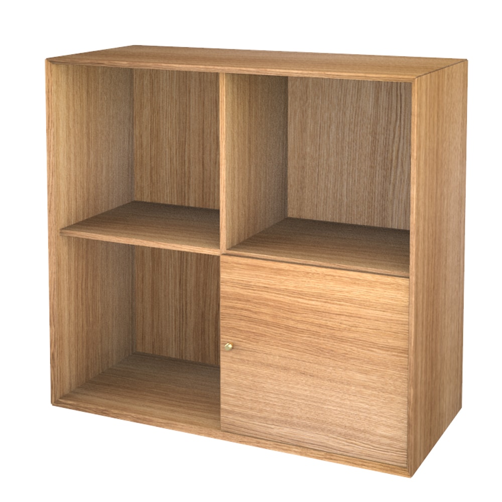 The Wood Box 7176 Reol, m. 1 dør nederst til højre