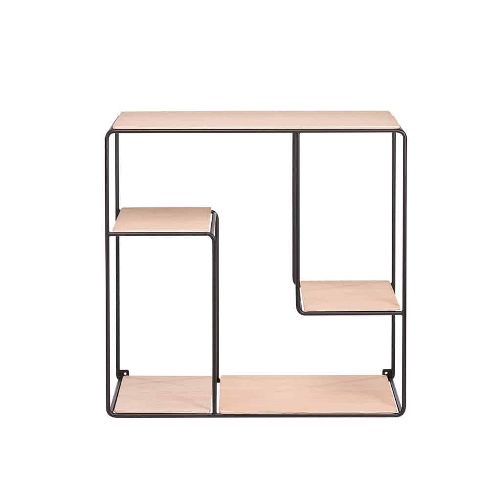 Anywhere Reolsystem - Væghængt reol med hylder i egetræ